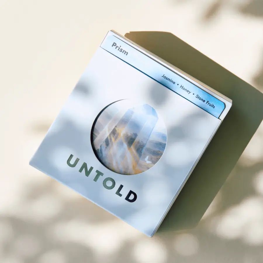 Untold coffee packaging